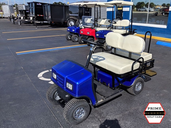 Blue Cricket SX3 Mini Mobility Golf Cart affordable golf cart rental, golf cart rent massachusetts