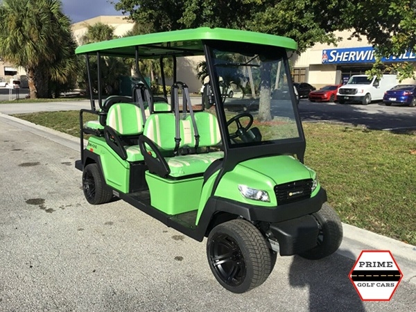 Lime Bintelli Beyond 6 Passenger Golf Cart affordable golf cart rental, golf cart rent massachusetts