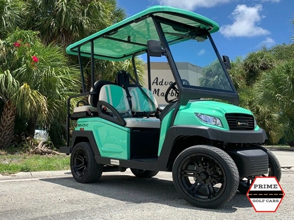 Mint Bintelli Beyond 4 Passenger Golf Cart affordable golf cart rental, golf cart rent massachusetts