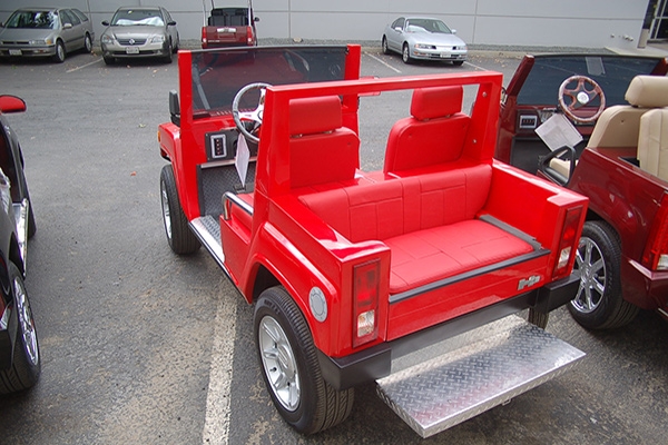 Red Hummer Golf Cart affordable golf cart rental, golf cart rent massachusetts