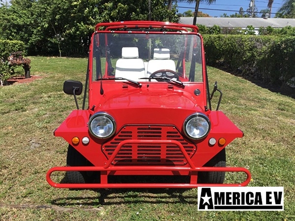 Red Mokee 4 Passenger Golf Cart affordable golf cart rental, golf cart rent massachusetts