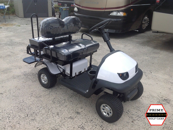 White Cricket RX5 Golf Cart affordable golf cart rental, golf cart rent massachusetts