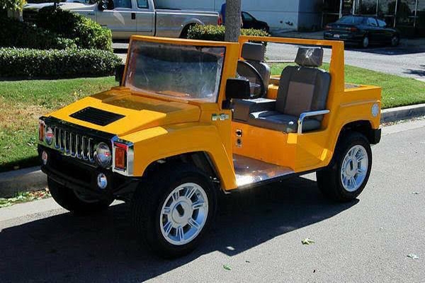 Yellow Hummer LSV Golf Cart affordable golf cart rental, golf cart rent massachusetts